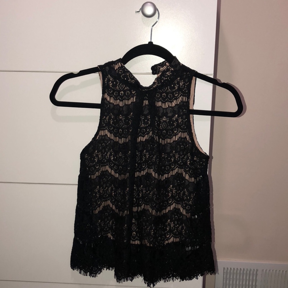 Black/Pink Elegant Top